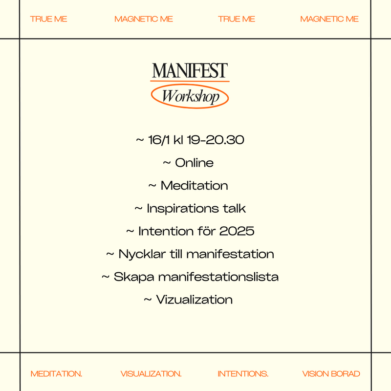 MANIFEST ~ WORKSHOP